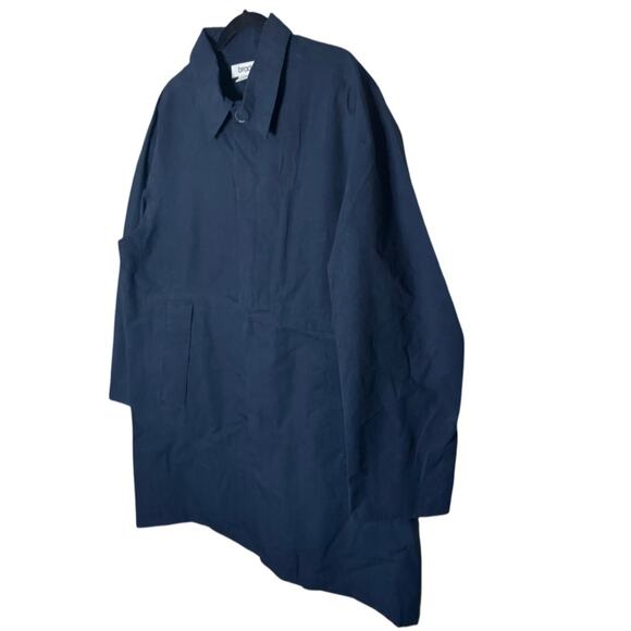 Brady Jacket Mens Tunnel Trench Coat - Sapphire Blue SIze L - Picture 7 of 9